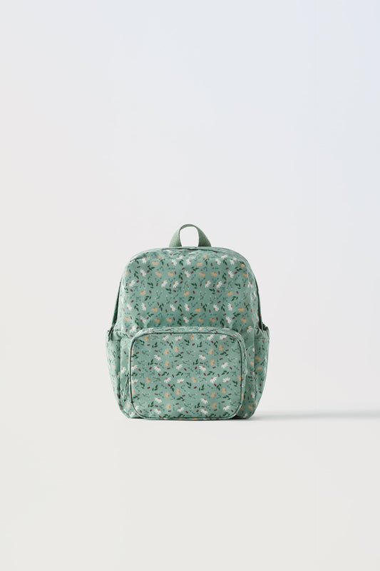 FLORAL PRINT BACKPACK