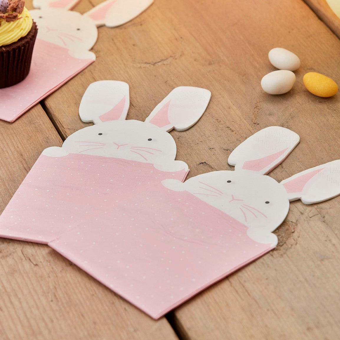 Peeking Bunny Easter Napkins