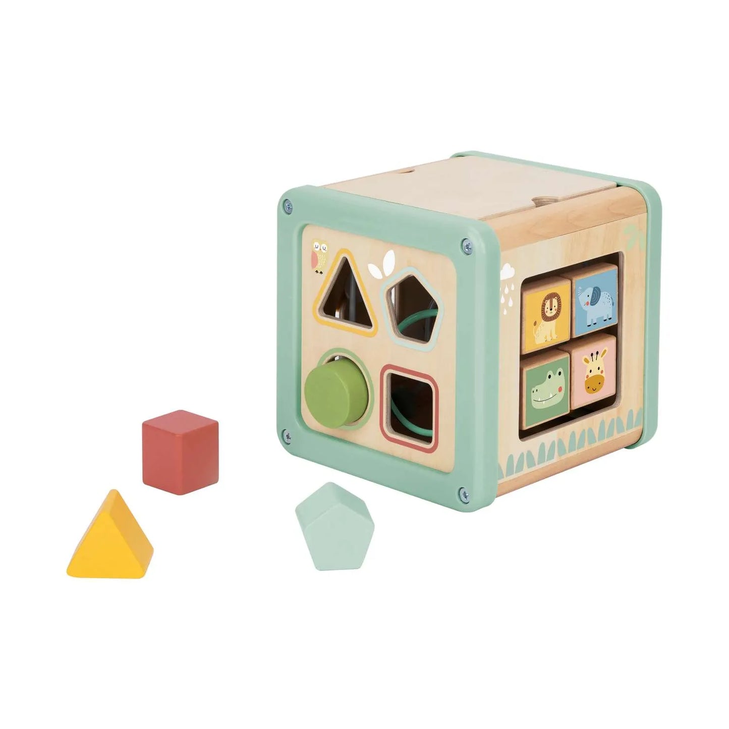 Multi-Activity Wooden Cube