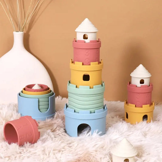 Castle Silicone stacking toy