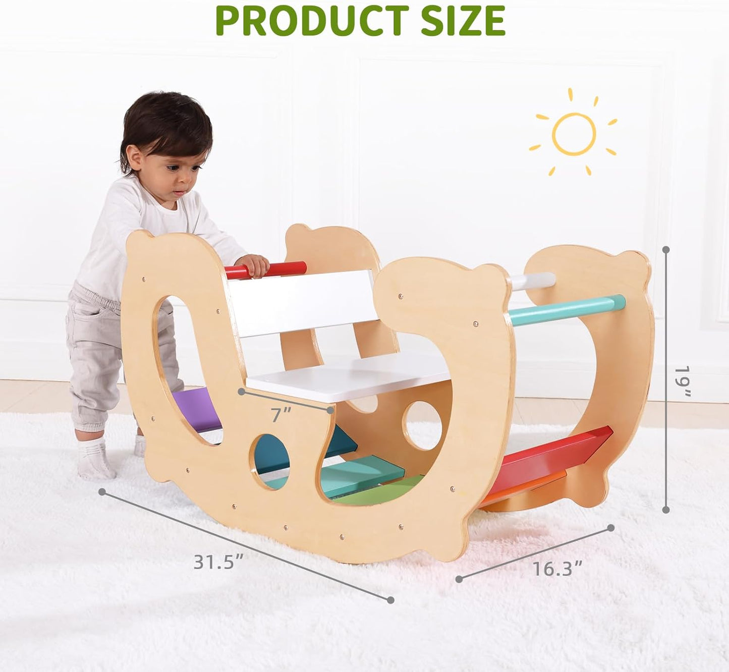 Rainbow Climbing Toy