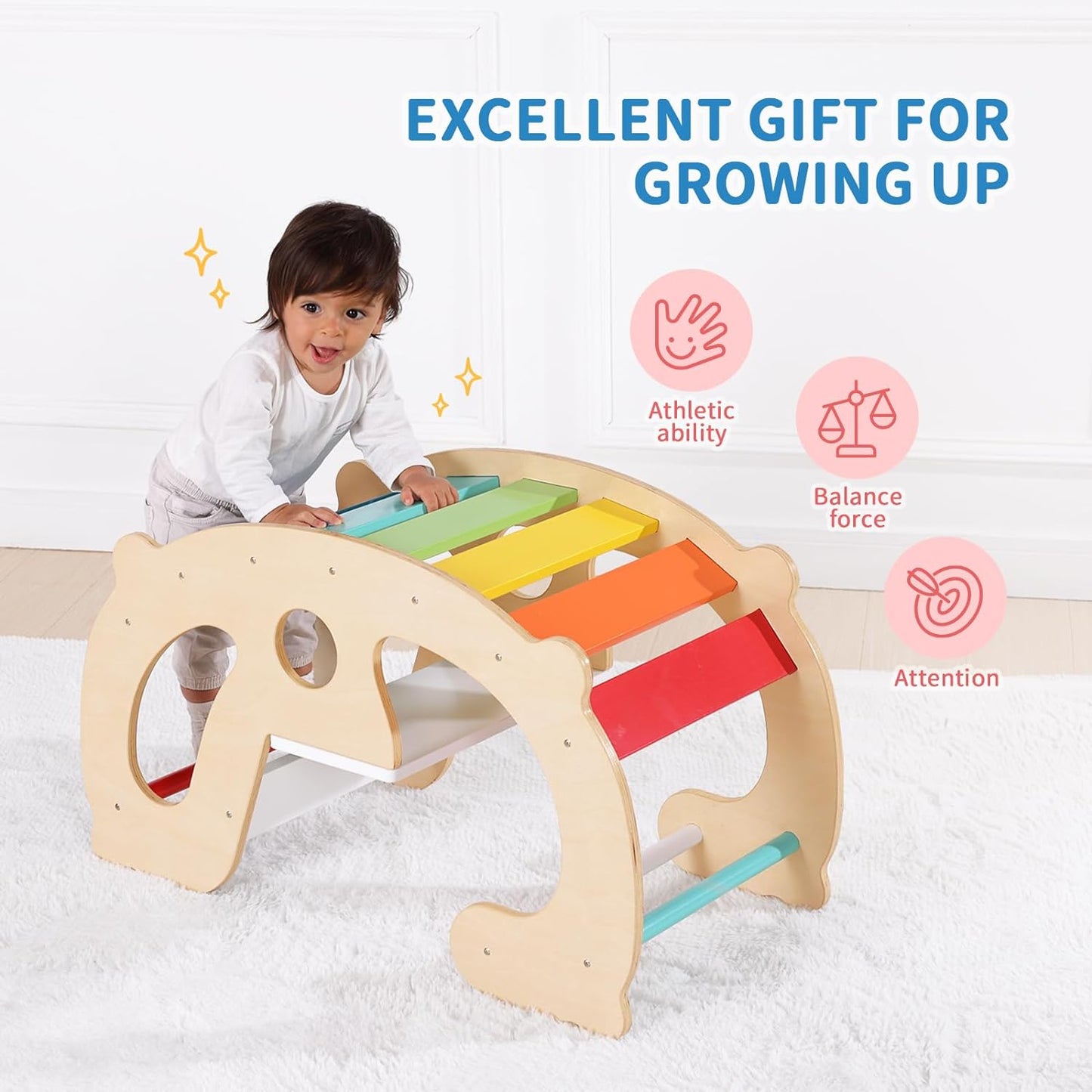 Rainbow Climbing Toy