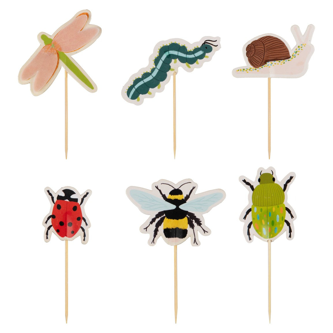 Bug Party Cupcake Toppers