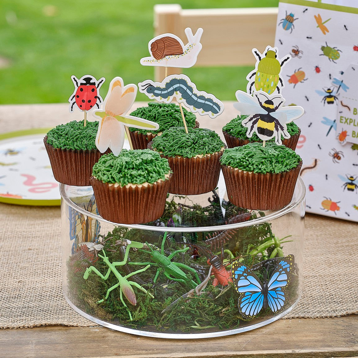 Bug Party Cupcake Toppers