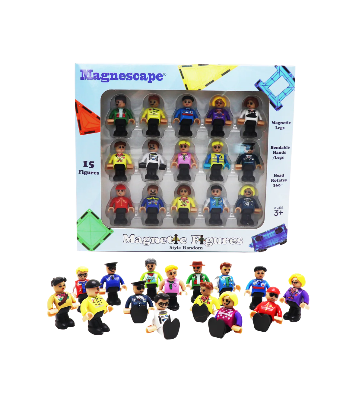 Magnescape 15pc figures - people