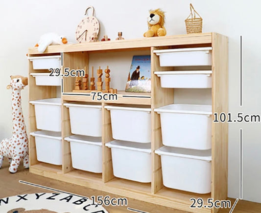 Toy storage with bins 6