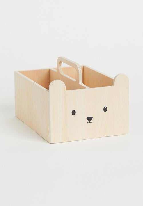 Wooden storage box