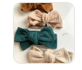 Head bands [LARGE ] Waffle Knit over sized top knot headband bows