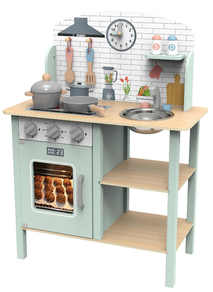 Wooden kitchen set 2 - Green