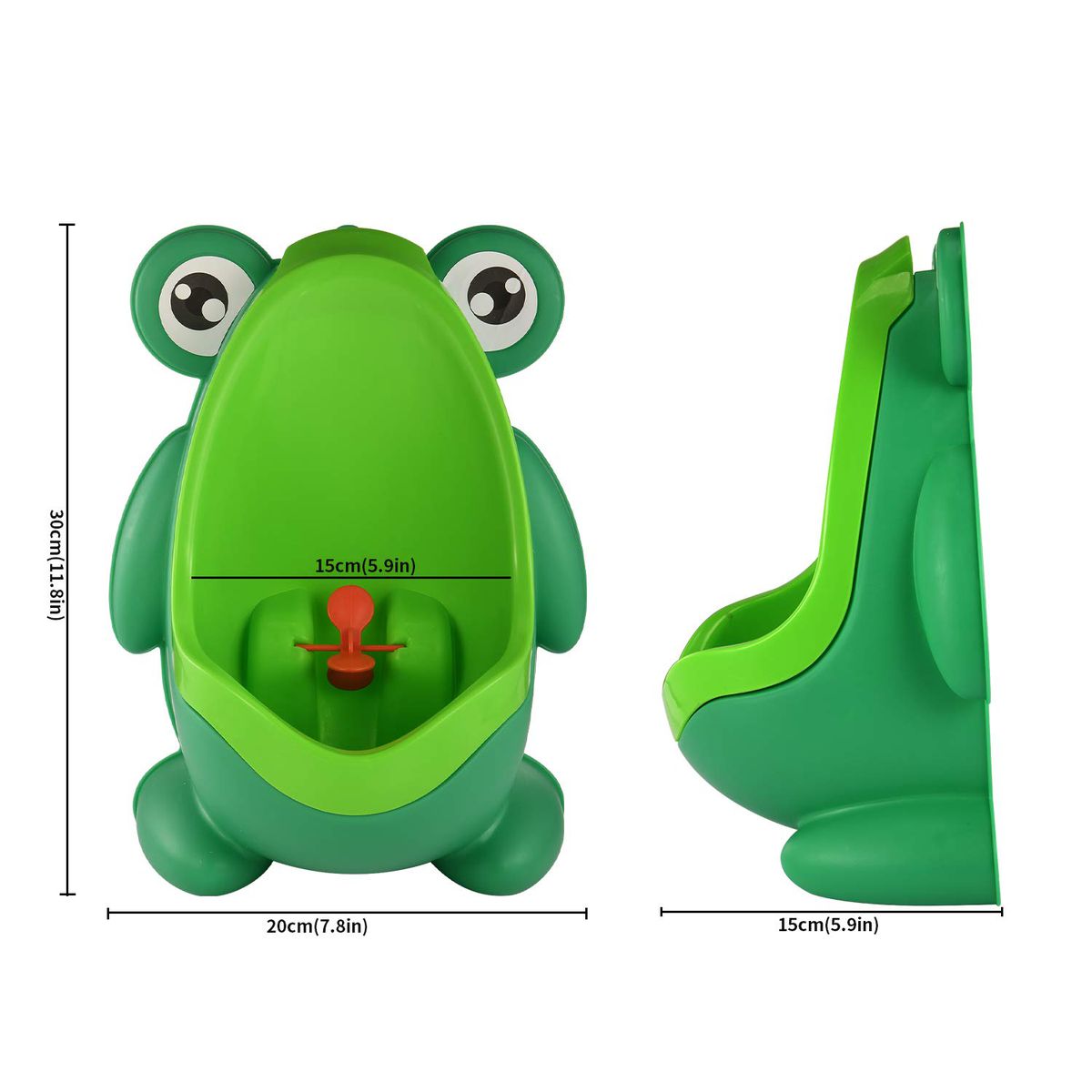 Frog potty training urinal for boys