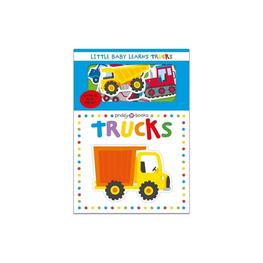 Little Baby Learns: Trucks - By Roger Priddy (Board Book)