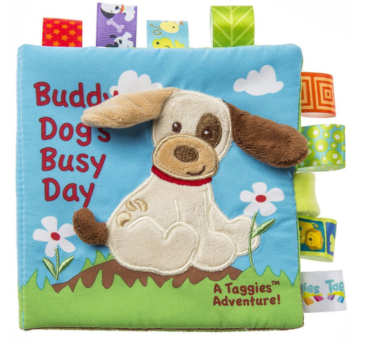 Activity Fabric Soft Baby Book Buddy Dogs Busy Day