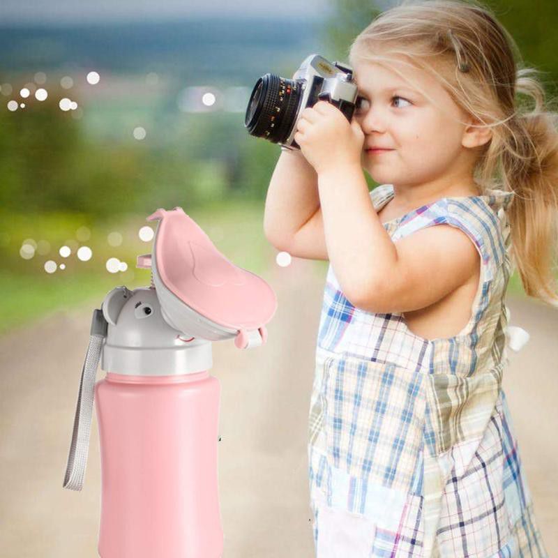 Girls Travel Pee Urinal Potty Training Cup Bottle Container