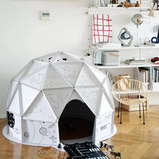 Drawing play tent