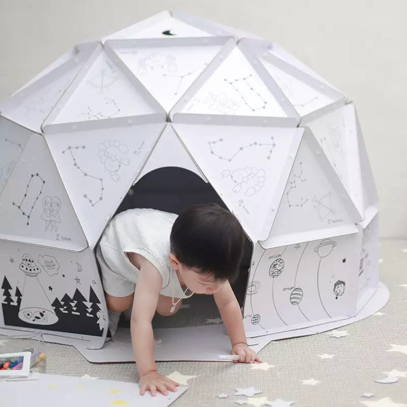 Drawing play tent